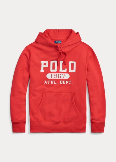 Men's Polo Ralph Lauren Fleece Graphic Hoodies | 809716HRB